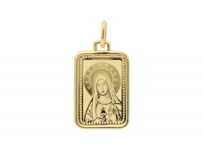 Bijuterii aur online - Iconita aur 14K Maica Domnului